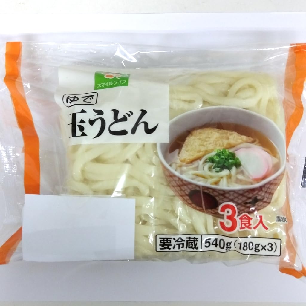 Amazon.co.jp: スマイルライフ 玉うどん 3食入 : 食品・飲料・お酒